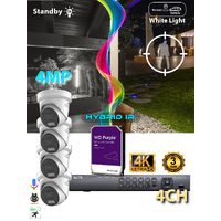 4ch NVR+ 4x 4MP Colour247 Kit