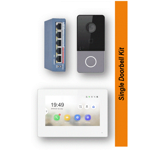 (IP) Intercom + 1x(White) Monitor KIT